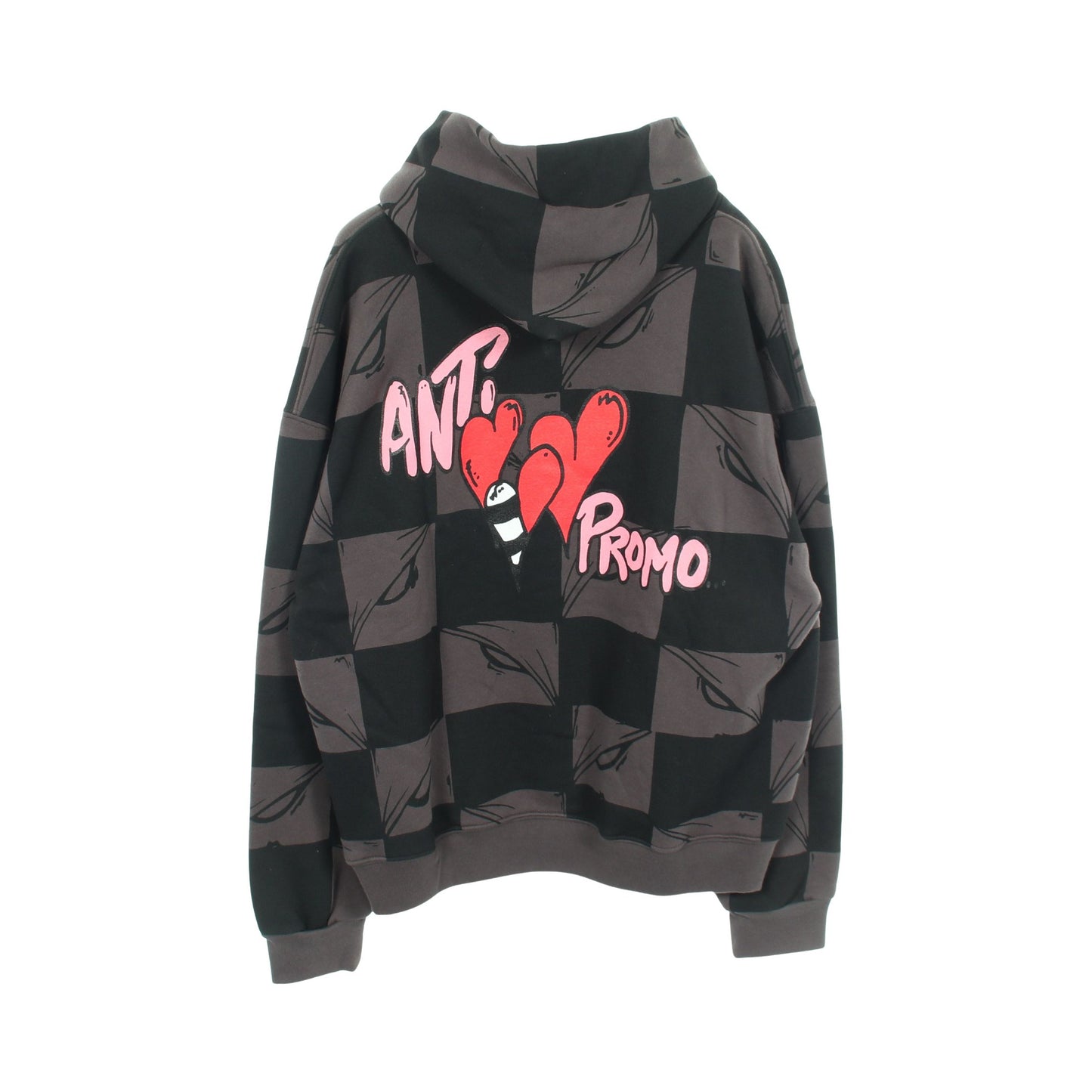 99 EYES HOODIE ニューヨーク限定 プルオーバーパーカー コットン ブラック グレー アンチプロモ トップス ANTI PROMO