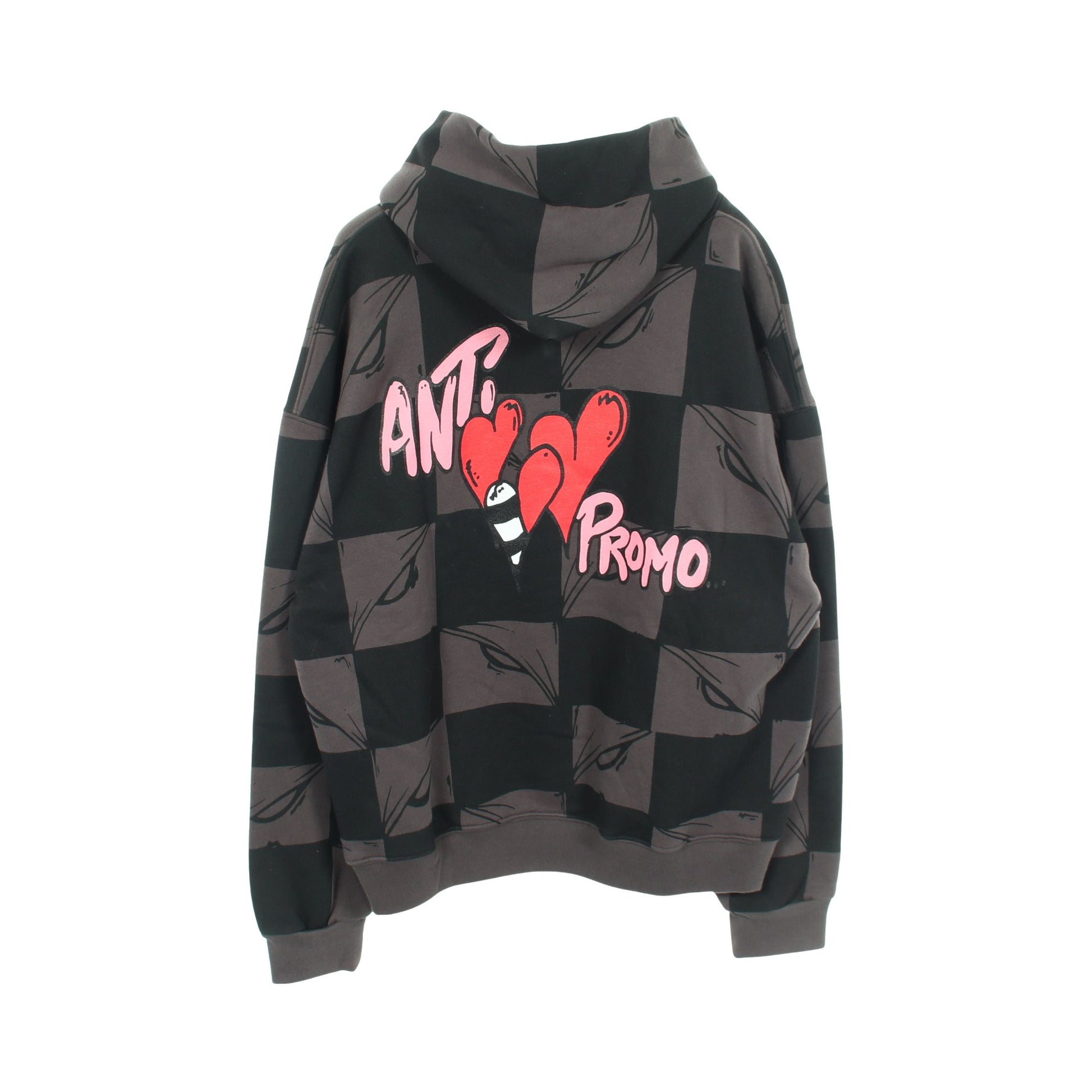 99 EYES HOODIE ニューヨーク限定 プルオーバーパーカー コットン ブラック グレー アンチプロモ トップス ANTI PROMO