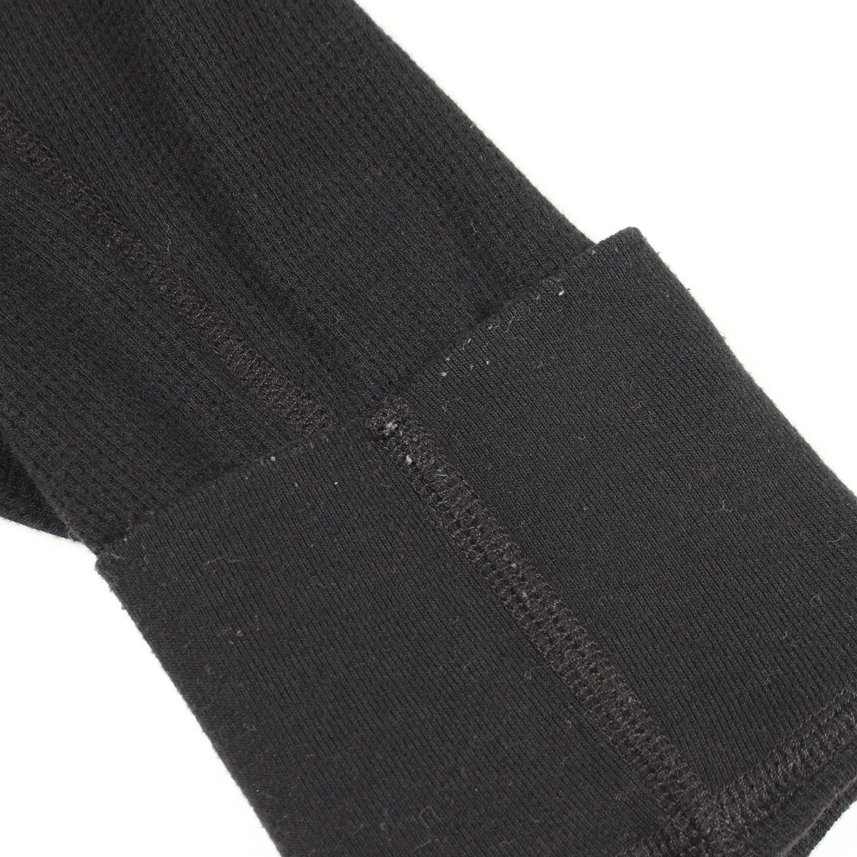 ダガー バックプリント ワッフル 長袖Tシャツ コットン ブラック クロムハーツ トップス Chrome Hearts