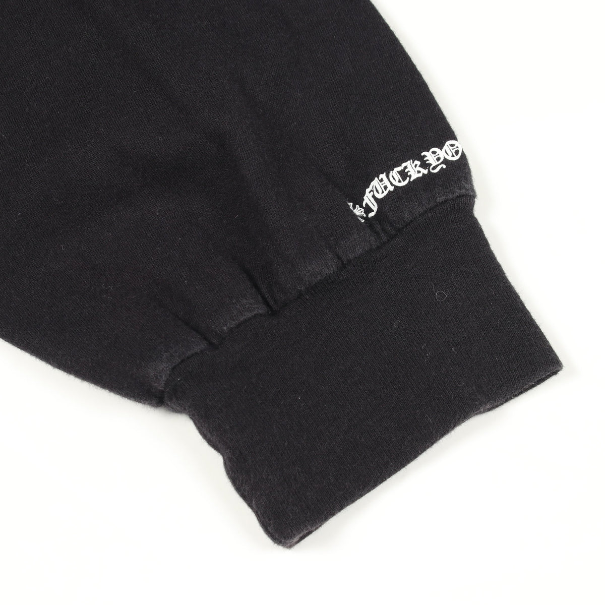 ネックロゴ 長袖Tシャツ コットン ブラック クロムハーツ トップス Chrome Hearts