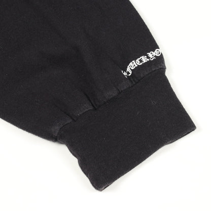 ネックロゴ 長袖Tシャツ コットン ブラック クロムハーツ トップス Chrome Hearts