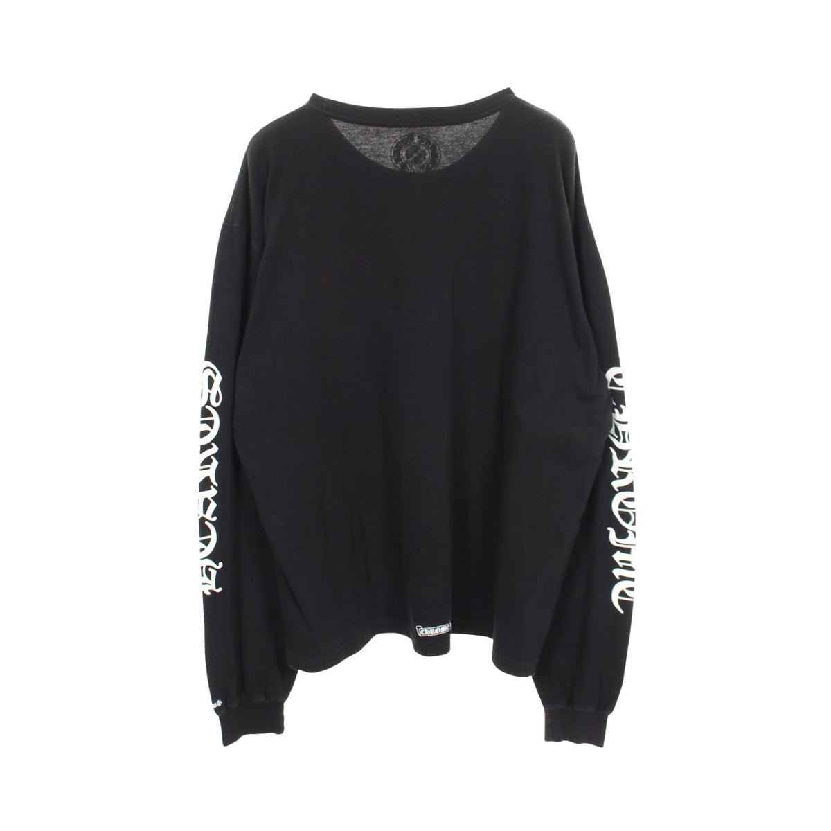 ネックロゴ 長袖Tシャツ コットン ブラック クロムハーツ トップス Chrome Hearts