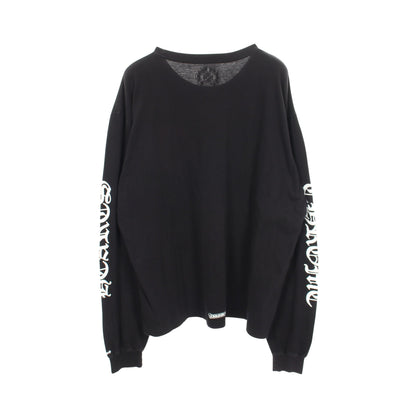 ネックロゴ 長袖Tシャツ コットン ブラック クロムハーツ トップス Chrome Hearts