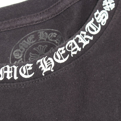 ネックロゴ 長袖Tシャツ コットン ブラック クロムハーツ トップス Chrome Hearts