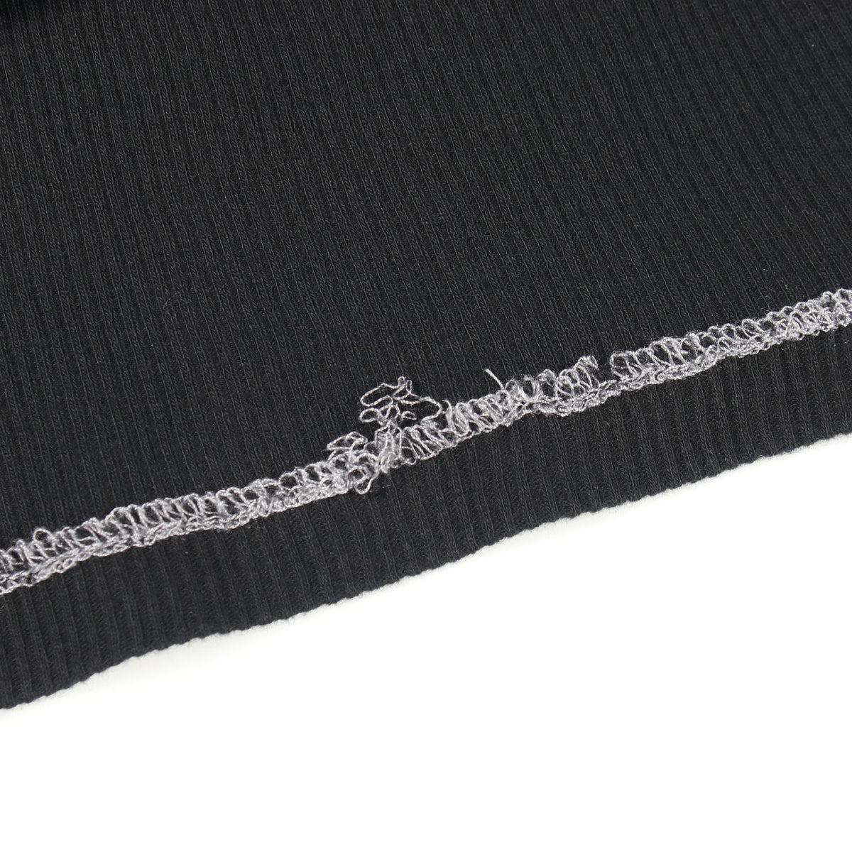 リブ バックロゴ タンクトップ コットン ブラック クロムハーツ トップス Chrome Hearts