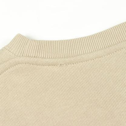 アナグラム 刺繍 スウェットシャツ コットン カーキベージュ ロエベ トップス LOEWE