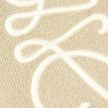アナグラム 刺繍 スウェットシャツ コットン カーキベージュ ロエベ トップス LOEWE