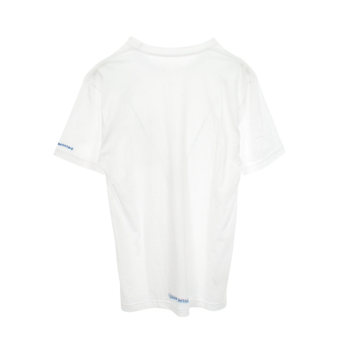 ネックロゴ ポケット付き 半袖Tシャツ コットン ホワイト クロムハーツ トップス Chrome Hearts