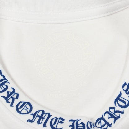ネックロゴ ポケット付き 半袖Tシャツ コットン ホワイト クロムハーツ トップス Chrome Hearts