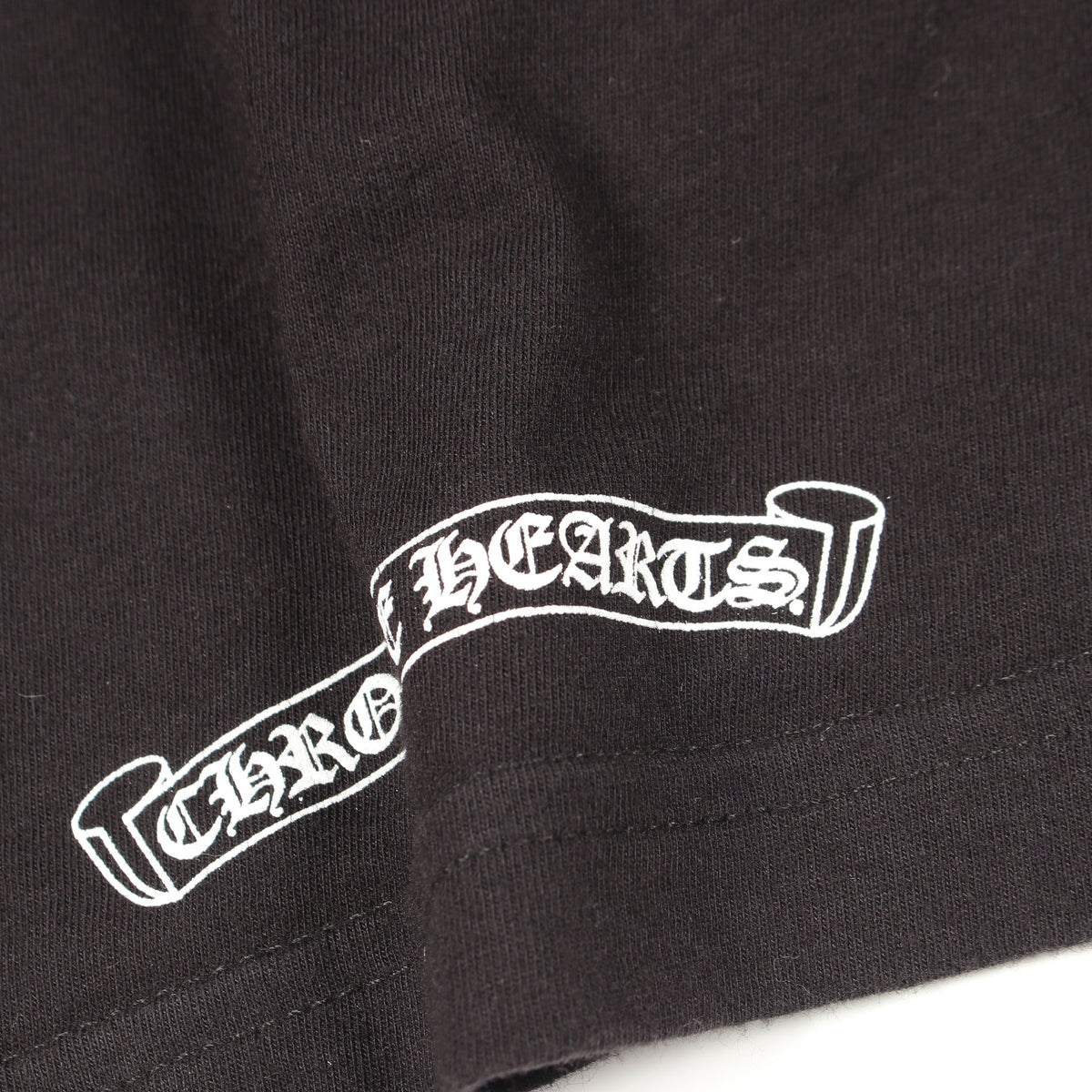 ネックロゴ アームロゴ ポケット付き 長袖Tシャツ コットン ブラック クロムハーツ トップス Chrome Hearts
