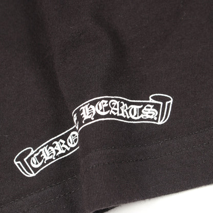 ネックロゴ アームロゴ ポケット付き 長袖Tシャツ コットン ブラック クロムハーツ トップス Chrome Hearts