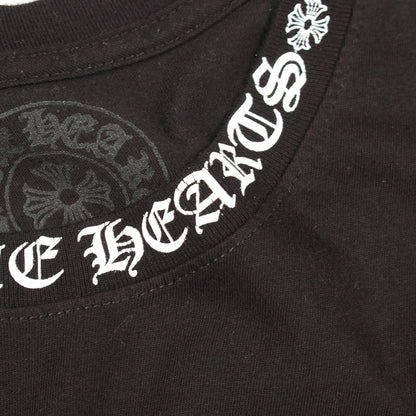 ネックロゴ アームロゴ ポケット付き 長袖Tシャツ コットン ブラック クロムハーツ トップス Chrome Hearts