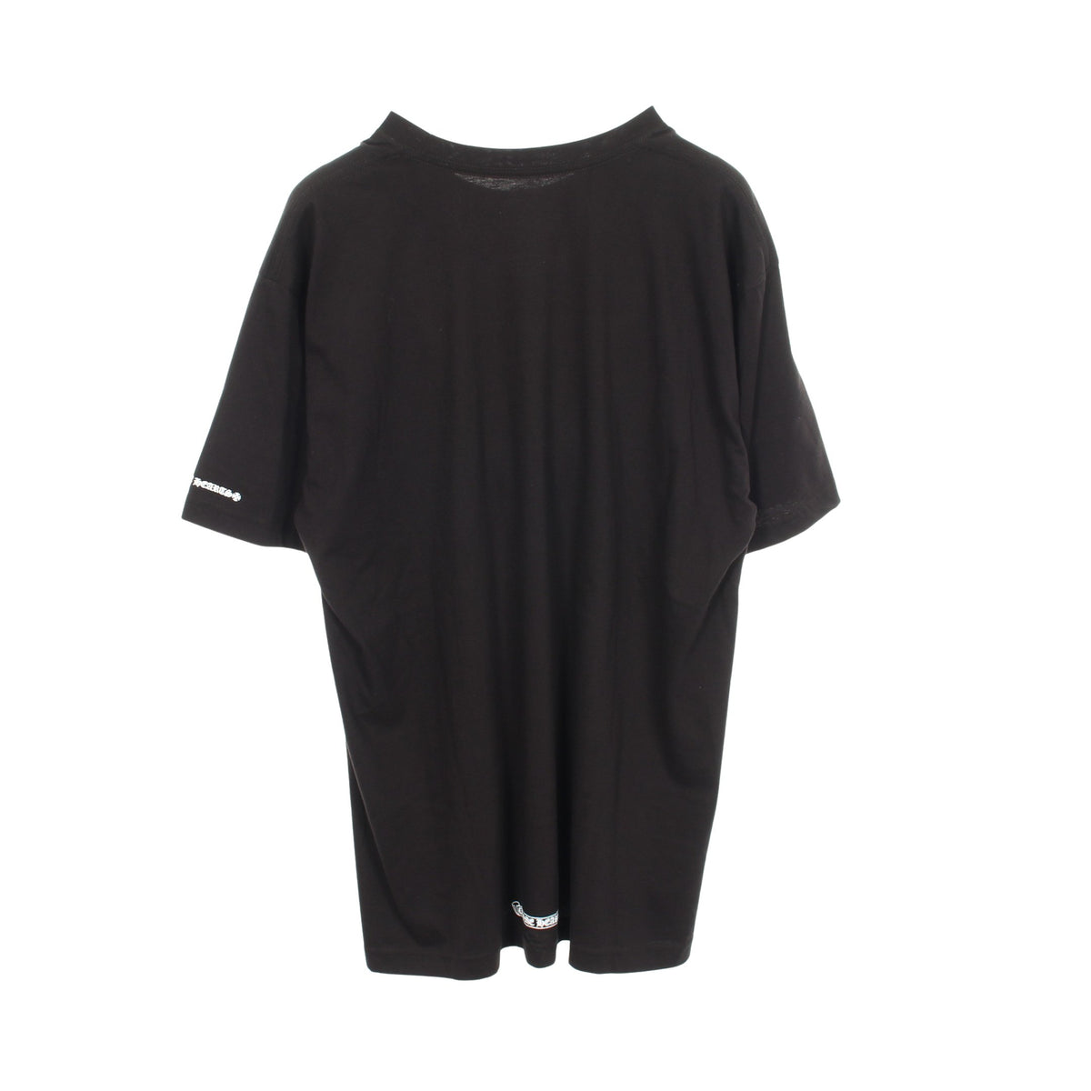 ネックロゴ ポケット付き 半袖Tシャツ コットン ブラック クロムハーツ トップス Chrome Hearts