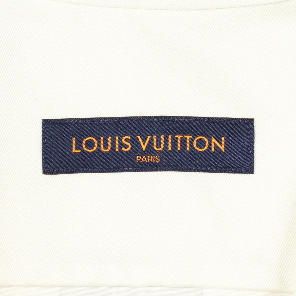 ニューウォーカーズ スタンドカラー 半袖 シャツ コットン ホワイト マルチカラー ルイヴィトン トップス LOUIS VUITTON