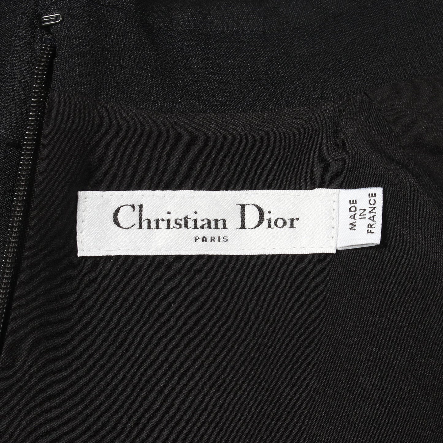 CDボタン ドレス ワンピース ウール シルク ブラック クリスチャンディオール ワンピース Christian Dior