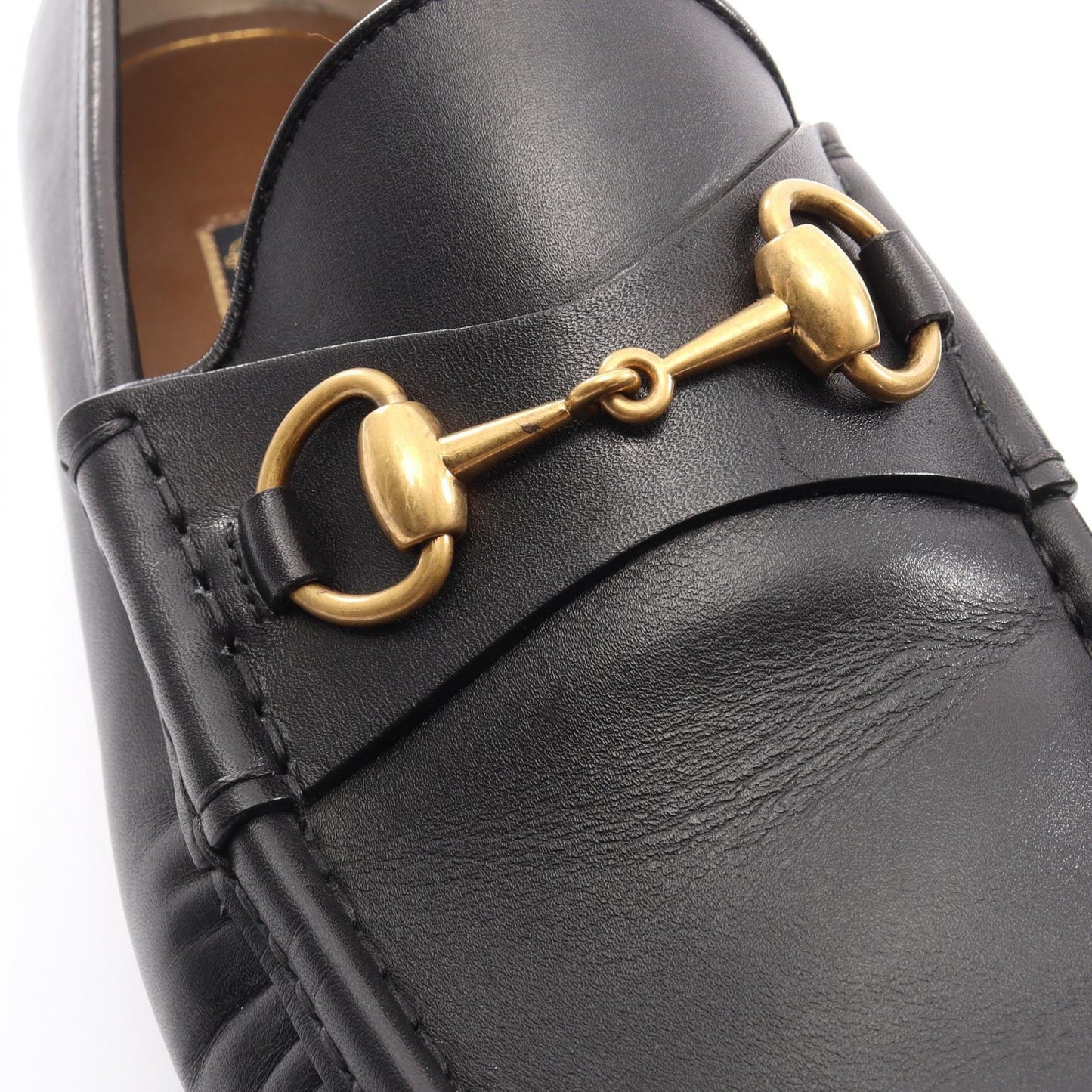 オールドグッチ ホースビット ローファー レザー ブラック グッチ シューズ GUCCI