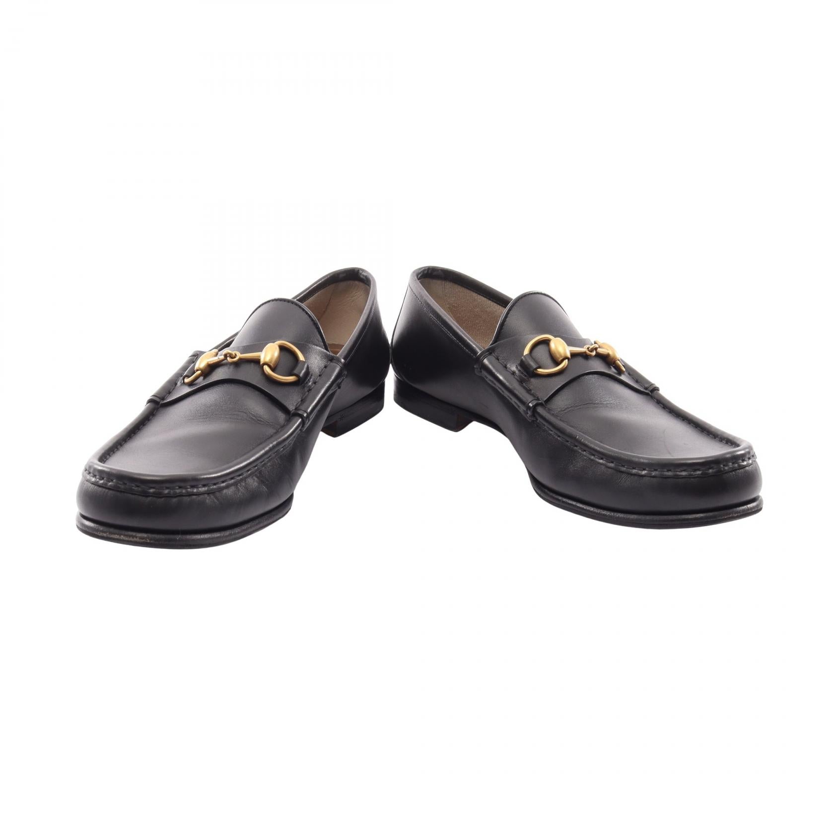 オールドグッチ ホースビット ローファー レザー ブラック グッチ シューズ GUCCI