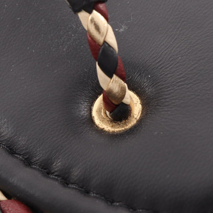 チェーン トングサンダル レザー ブラック マルチカラー シャネル シューズ CHANEL
