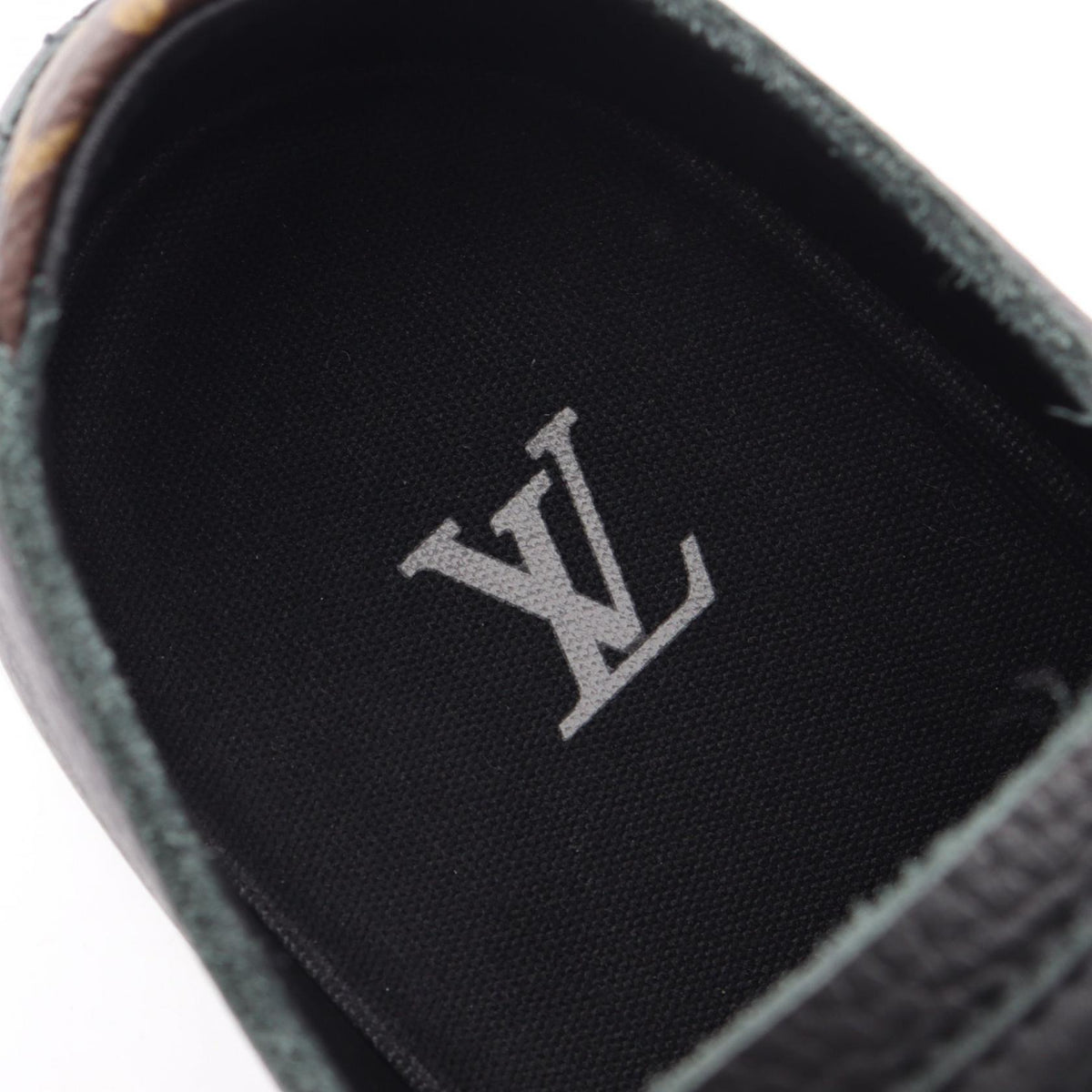 LVリゾートライン ローカットスニーカー レザー ブラック ルイヴィトン シューズ LOUIS VUITTON