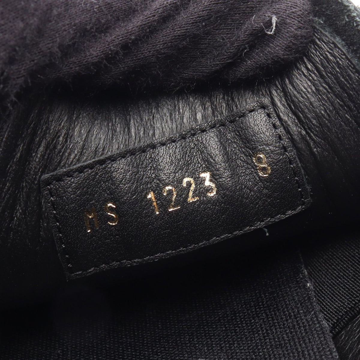 LVリゾートライン ローカットスニーカー レザー ブラック ルイヴィトン シューズ LOUIS VUITTON