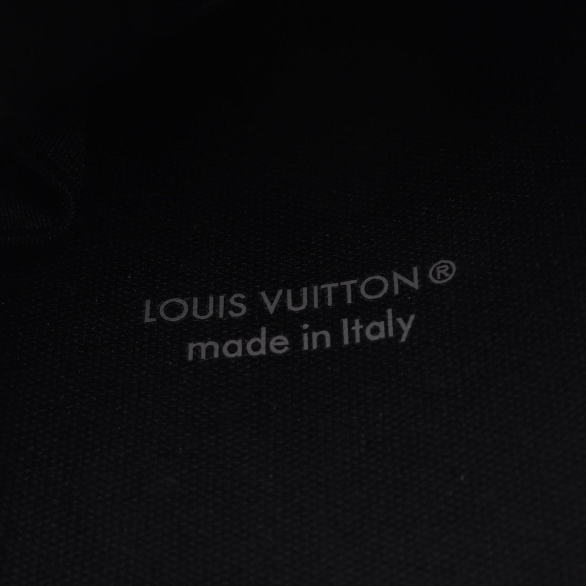 LVリゾートライン ローカットスニーカー レザー ブラック ルイヴィトン シューズ LOUIS VUITTON