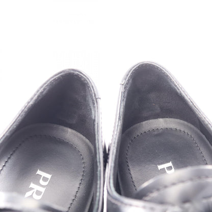 モノリス ブラッシュドレザー ダービーシューズ カジュアルシューズ レザー ブラック プラダ シューズ PRADA