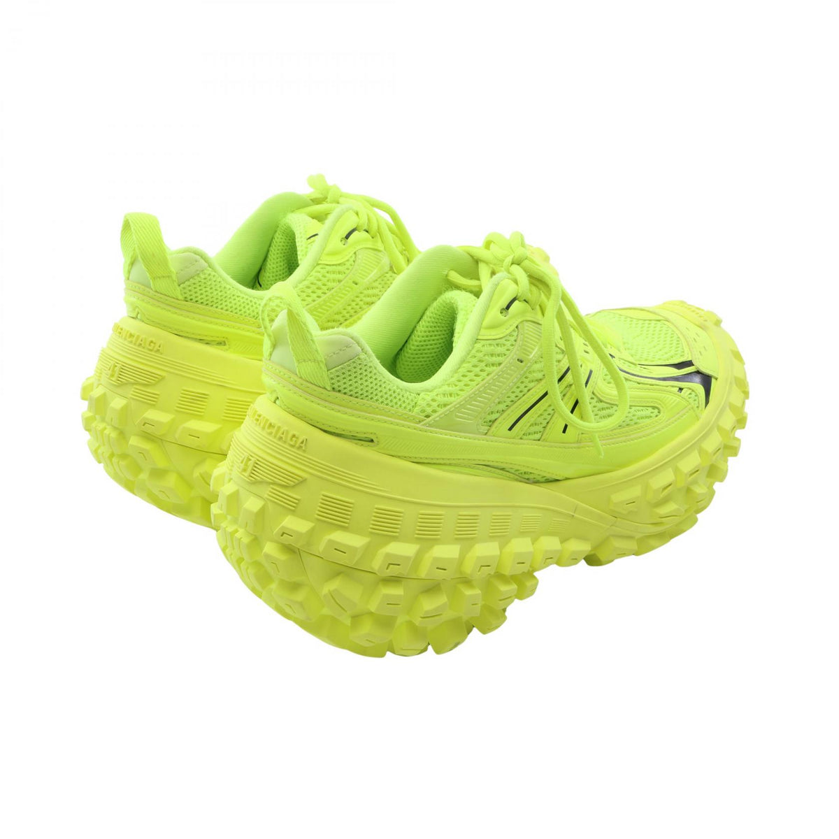 Bouncer バウンサー ネオンカラー スニーカー ファブリック イエロー バレンシアガ シューズ BALENCIAGA