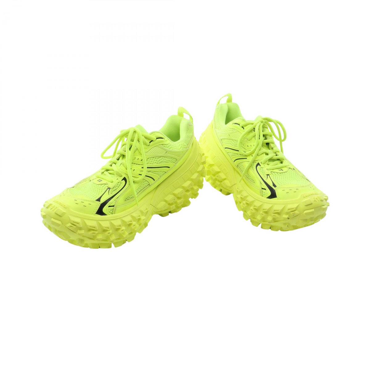 Bouncer バウンサー ネオンカラー スニーカー ファブリック イエロー バレンシアガ シューズ BALENCIAGA
