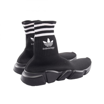 BALENCIAGA × adidas スピードトレーナー ソックス スニーカー キャンバス ブラック ホワイト バレンシアガ シューズ BALENCIAGA