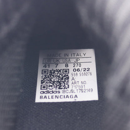 BALENCIAGA × adidas スピードトレーナー ソックス スニーカー キャンバス ブラック ホワイト バレンシアガ シューズ BALENCIAGA