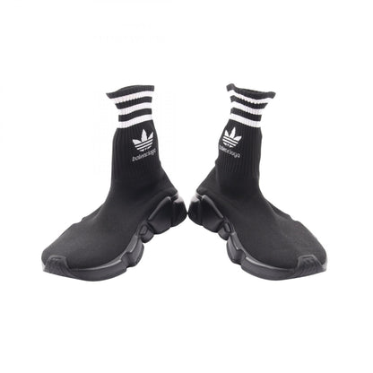 BALENCIAGA × adidas スピードトレーナー ソックス スニーカー キャンバス ブラック ホワイト バレンシアガ シューズ BALENCIAGA