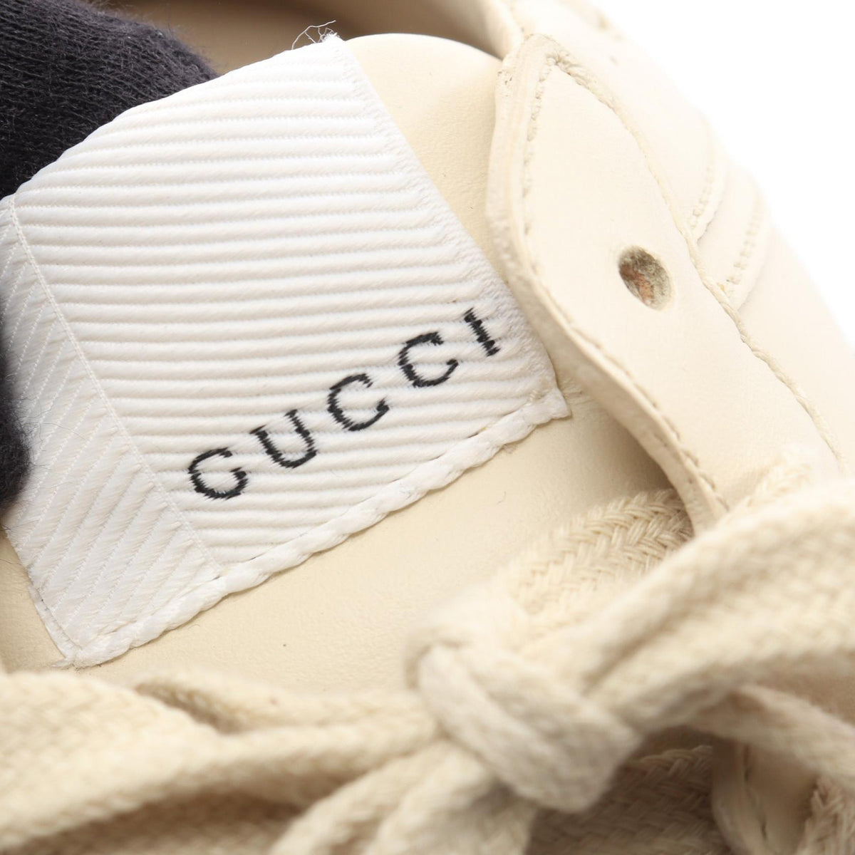 GUCCI × Disney ライトン ミッキーマウス スニーカー レザー アイボリー マルチカラー グッチ シューズ GUCCI