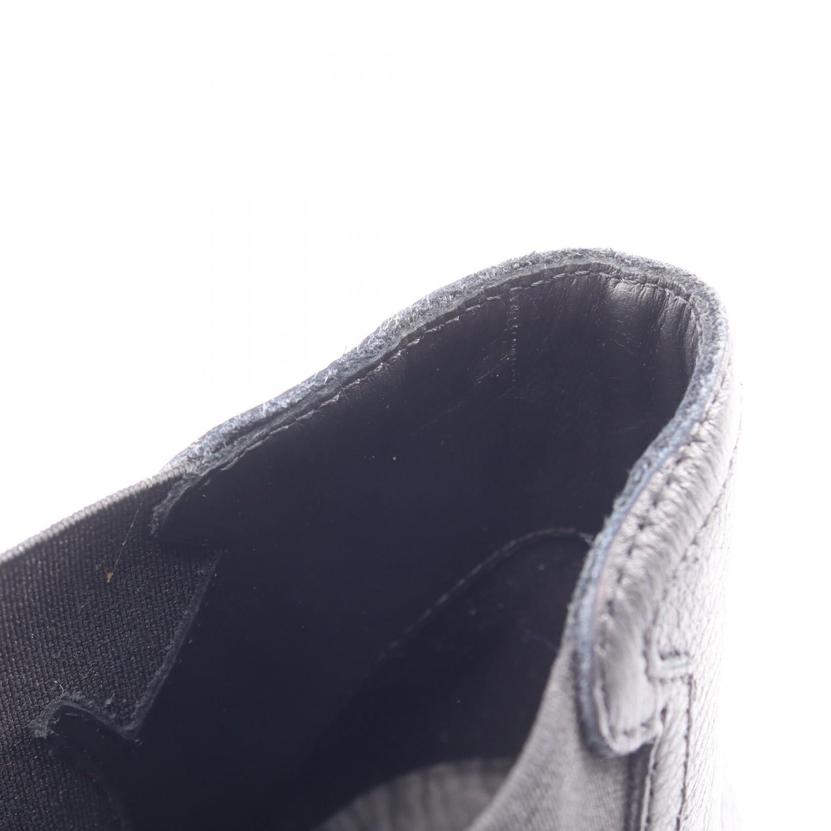 Dagger MID TOP ハイカット スリッポン レザー ブラック クロムハーツ シューズ Chrome Hearts