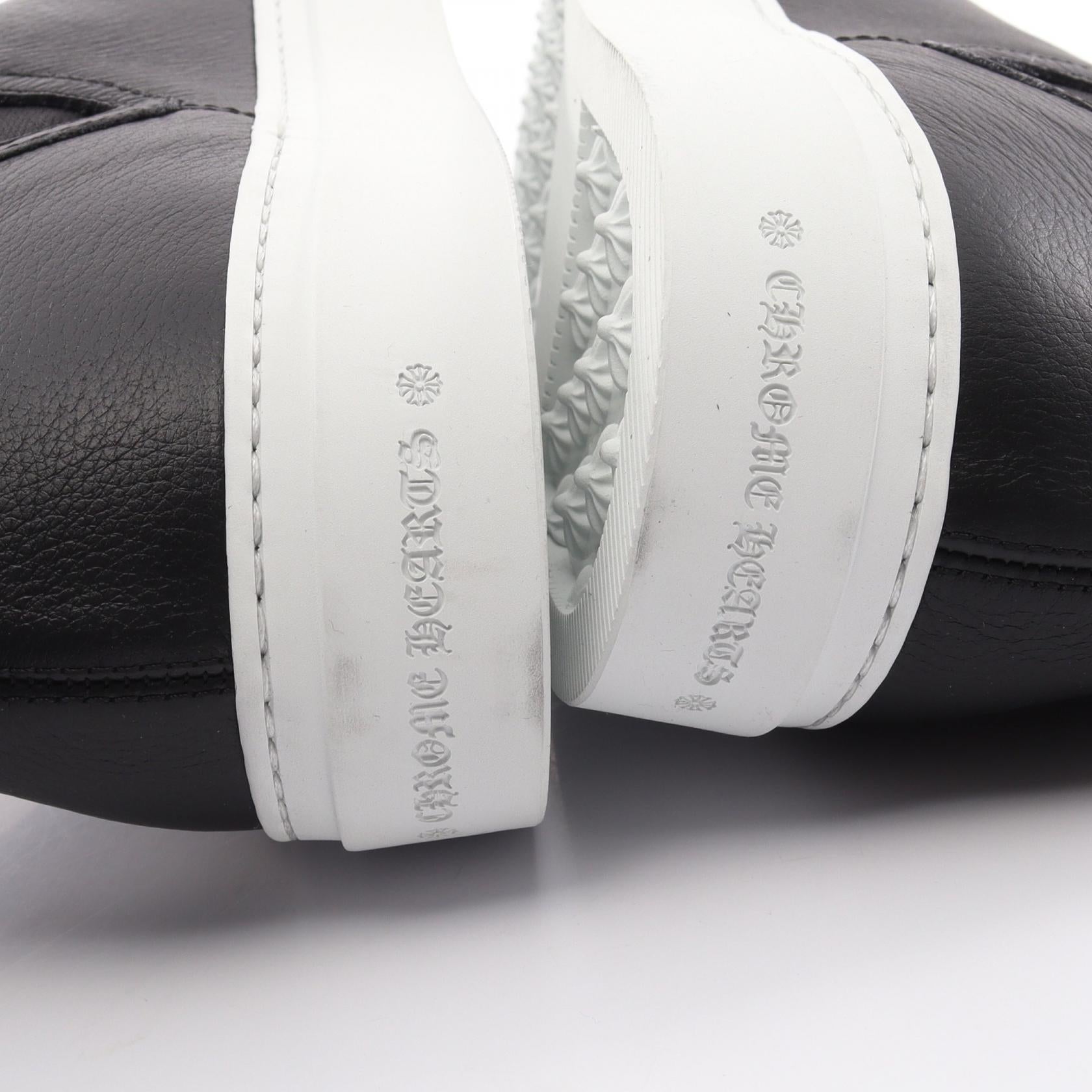 Dagger MID TOP ハイカット スリッポン レザー ブラック クロムハーツ シューズ Chrome Hearts