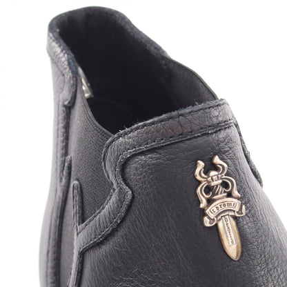 Dagger MID TOP ハイカット スリッポン レザー ブラック クロムハーツ シューズ Chrome Hearts