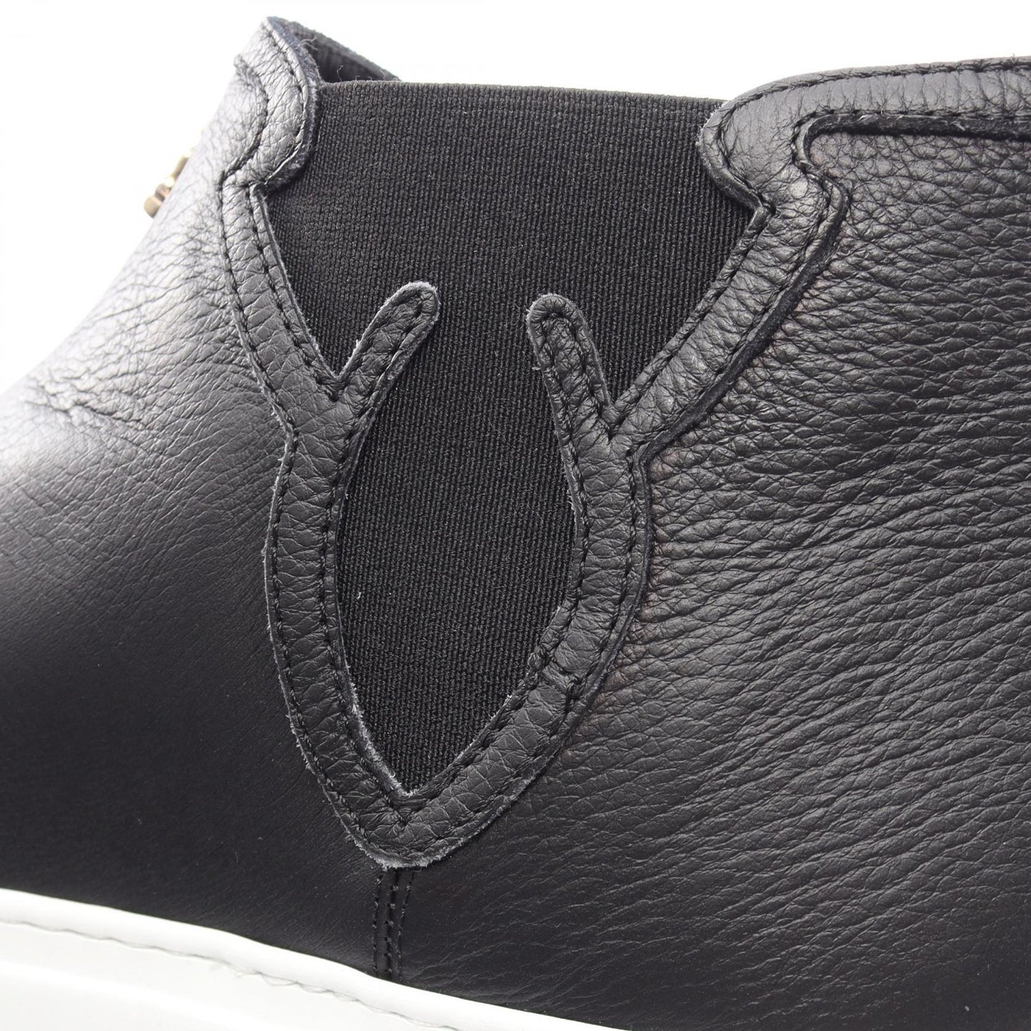 Dagger MID TOP ハイカット スリッポン レザー ブラック クロムハーツ シューズ Chrome Hearts