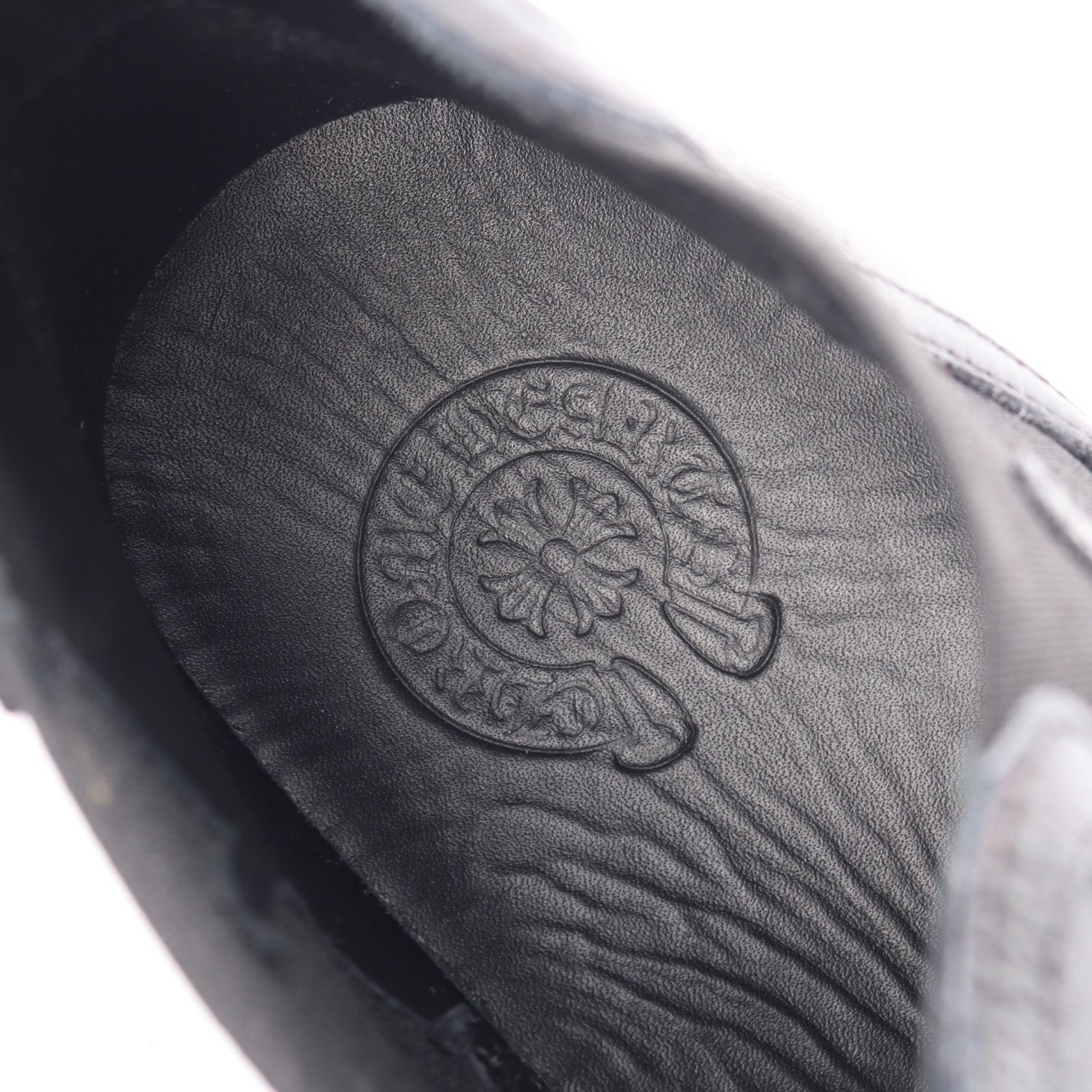 Dagger MID TOP ハイカット スリッポン レザー ブラック クロムハーツ シューズ Chrome Hearts
