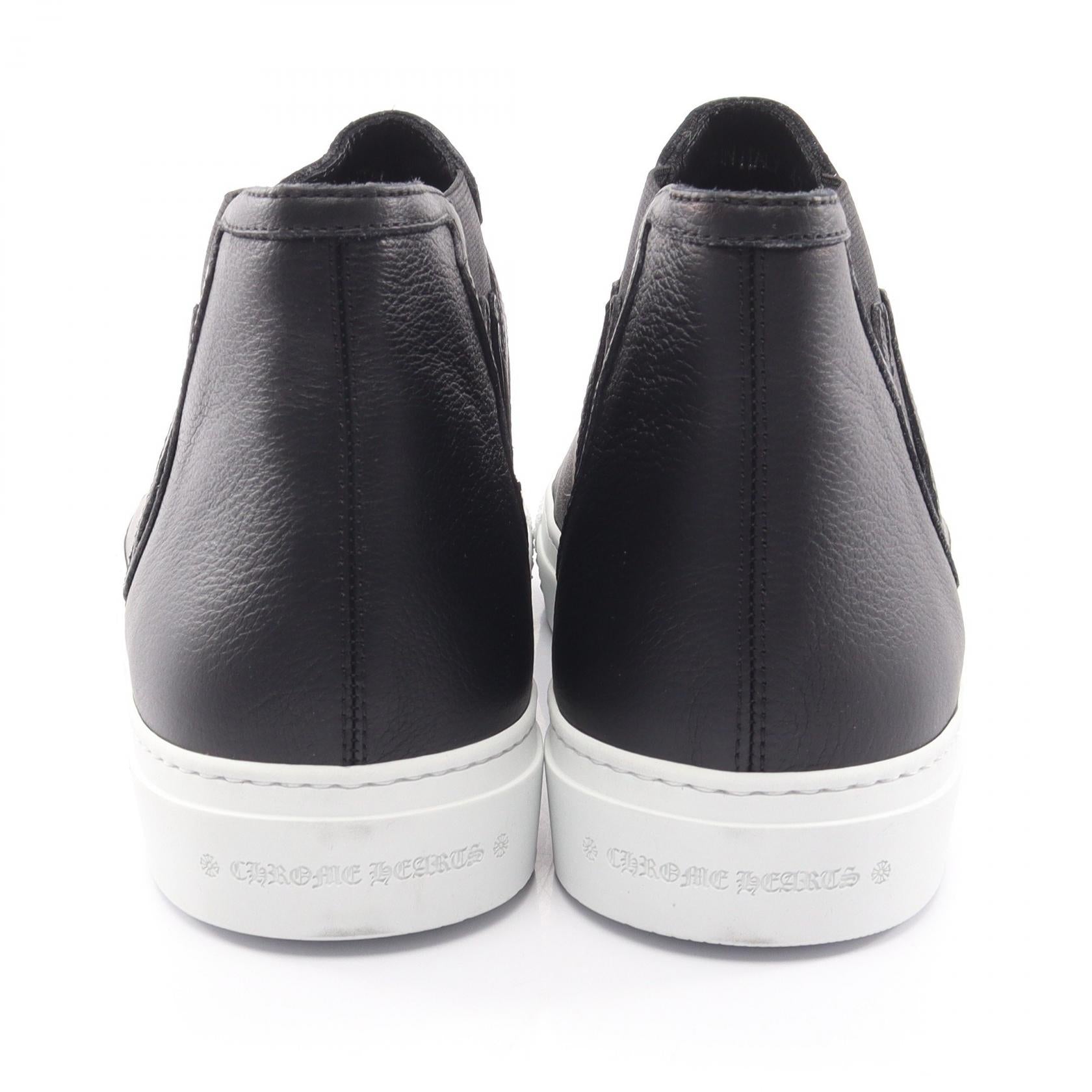 Dagger MID TOP ハイカット スリッポン レザー ブラック クロムハーツ シューズ Chrome Hearts