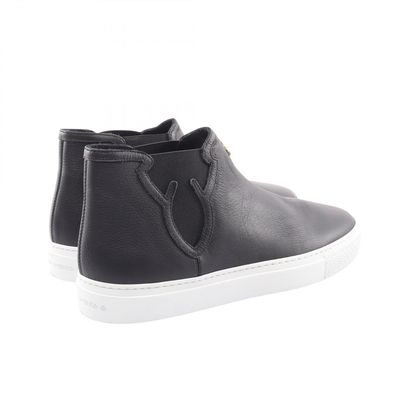 Dagger MID TOP ハイカット スリッポン レザー ブラック クロムハーツ シューズ Chrome Hearts