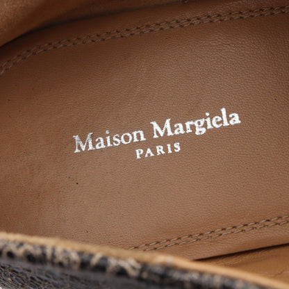 TABI タビ バブーシュ クラック加工 スリッポン レザー ブラック メゾンマルジェラ22 シューズ Maison Margiela 22
