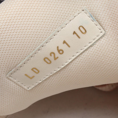 LVトレイナーライン スニーカー レザー ファブリック シルバー ベージュ ルイヴィトン シューズ LOUIS VUITTON