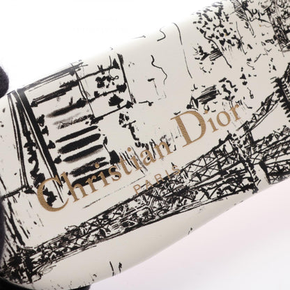 DWAY Plan de Paris スライドサンダル キャンバス ホワイト ブラック クリスチャンディオール シューズ Christian Dior