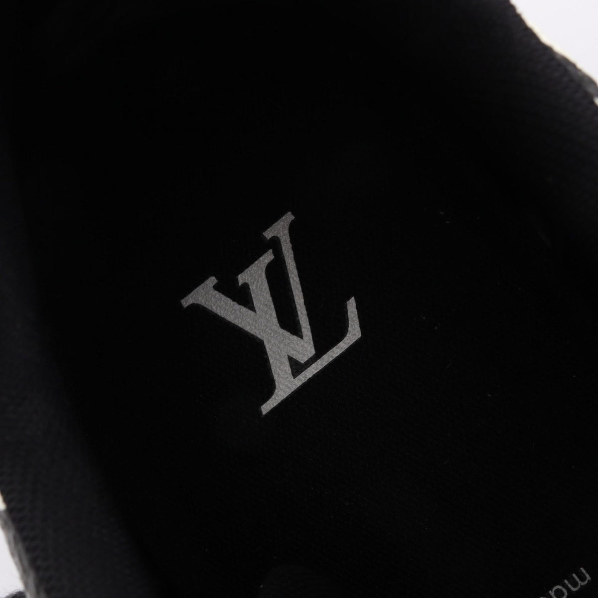 LVトレイナーライン コミックモチーフ スニーカー レザー ブラック ホワイト ルイヴィトン シューズ LOUIS VUITTON