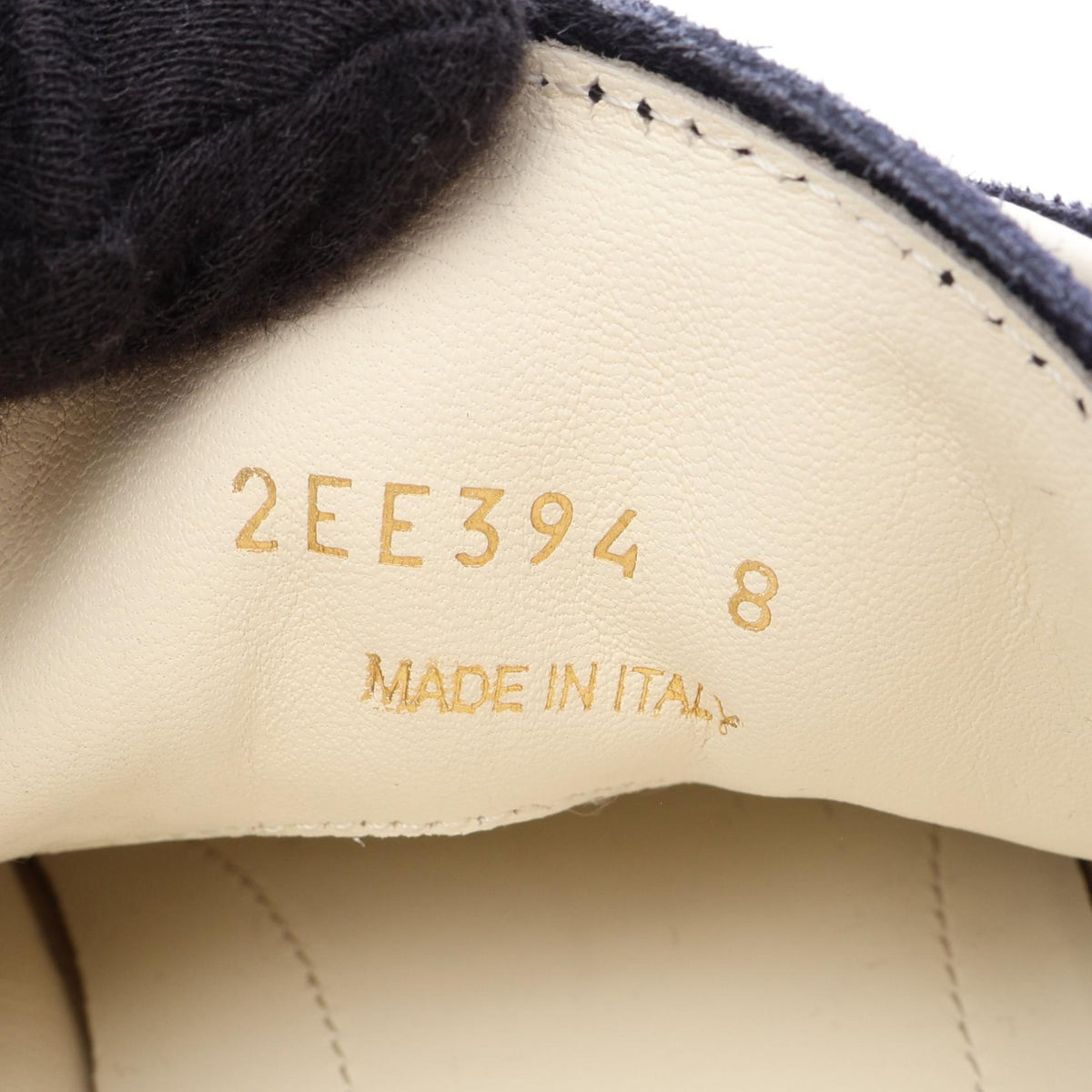 LANE トライアングルロゴ ローカットスニーカー スエード ネイビー プラダ シューズ PRADA