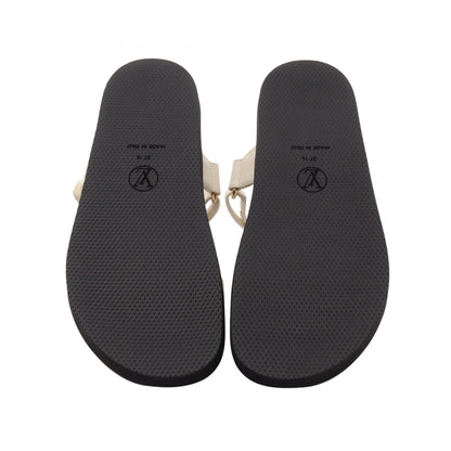 LV サンセットライン サンダル レザー ホワイト ルイヴィトン シューズ LOUIS VUITTON