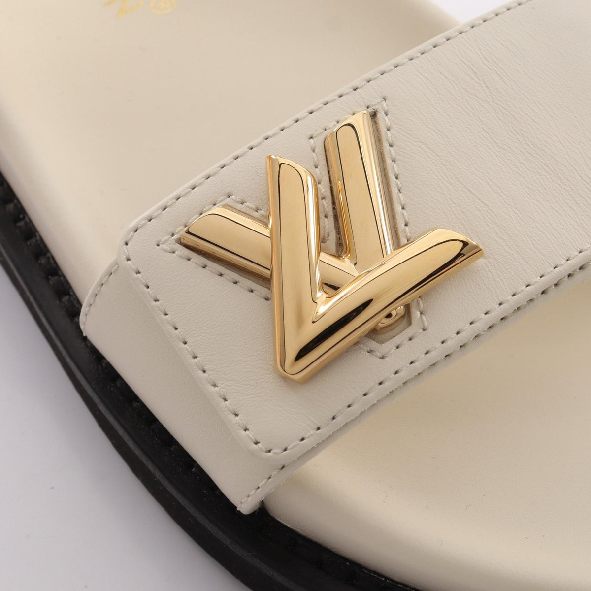 LV サンセットライン サンダル レザー ホワイト ルイヴィトン シューズ LOUIS VUITTON