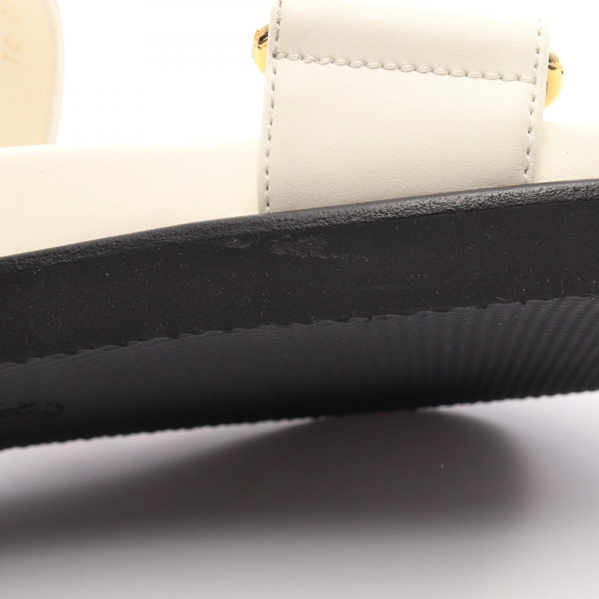 LV サンセットライン サンダル レザー ホワイト ルイヴィトン シューズ LOUIS VUITTON