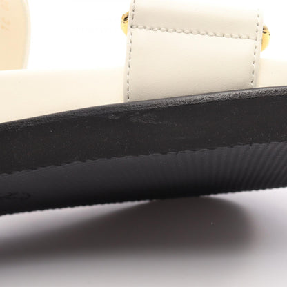 LV サンセットライン サンダル レザー ホワイト ルイヴィトン シューズ LOUIS VUITTON