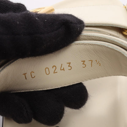 LV サンセットライン サンダル レザー ホワイト ルイヴィトン シューズ LOUIS VUITTON