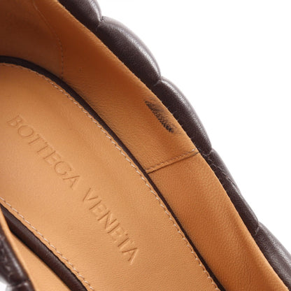 パデッド カセット パンプス レザー ダークブラウン ボッテガヴェネタ シューズ BOTTEGA VENETA